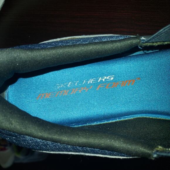 Skechers Mens Slip On Sneakers 12M Mesh Shoes Equalizer Persistent Comfort Navy - Picture 14 of 16